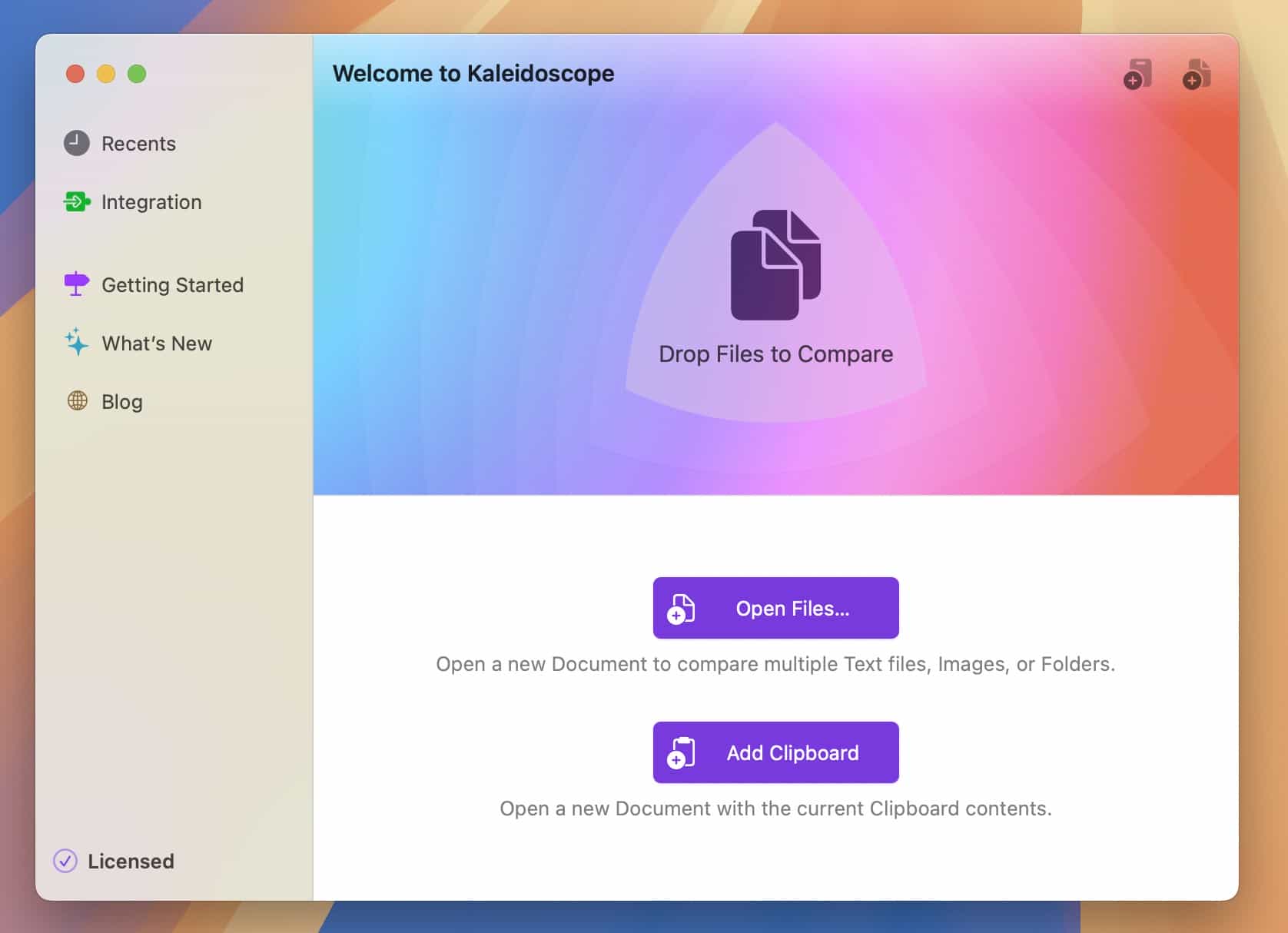 Kaleidoscope for Mac v5.3 文件和图像差异对比工具 激活版 -2