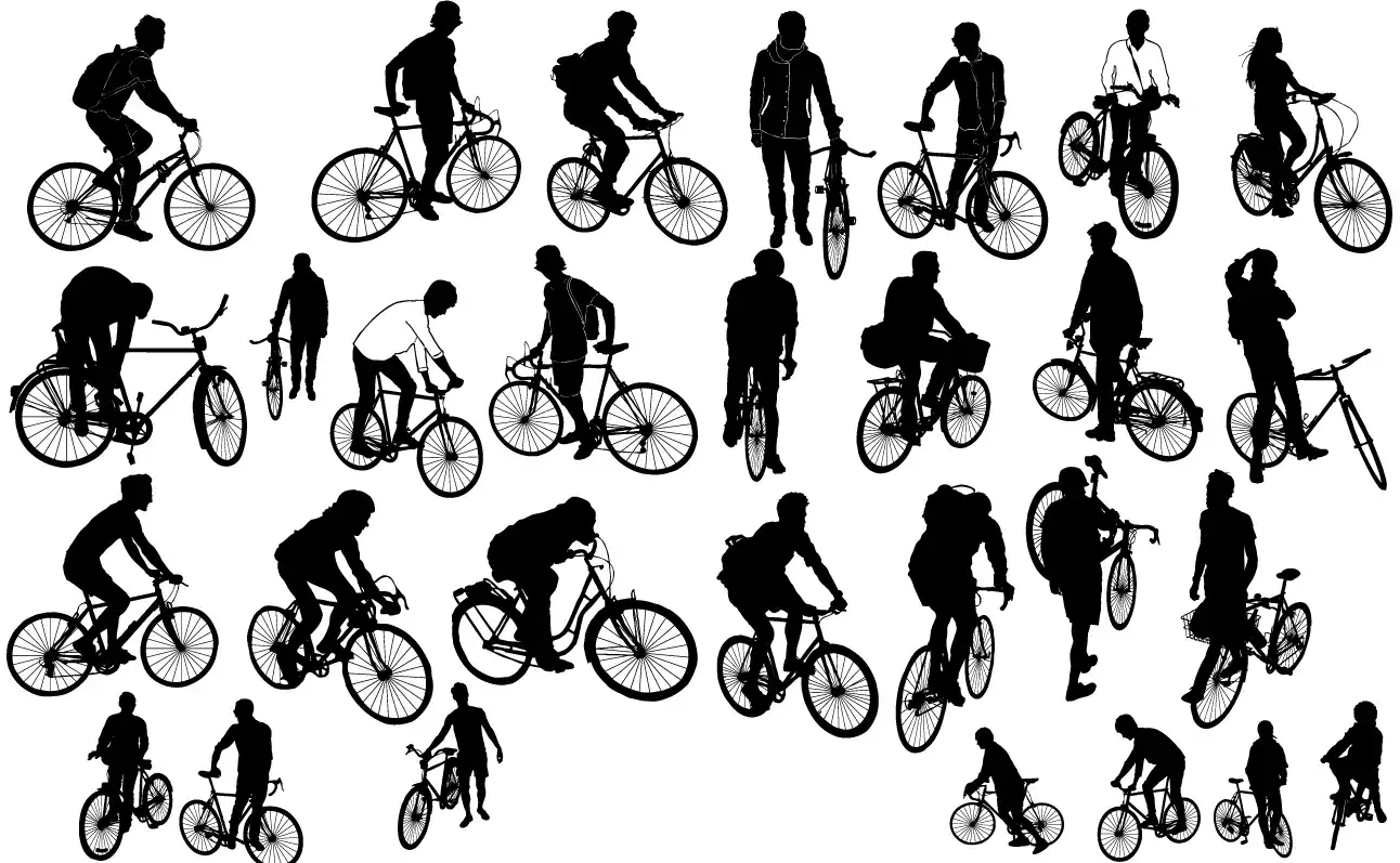 【剪影人物】免扣素材,PSD AI 多格式 多风格 多元素 源文件