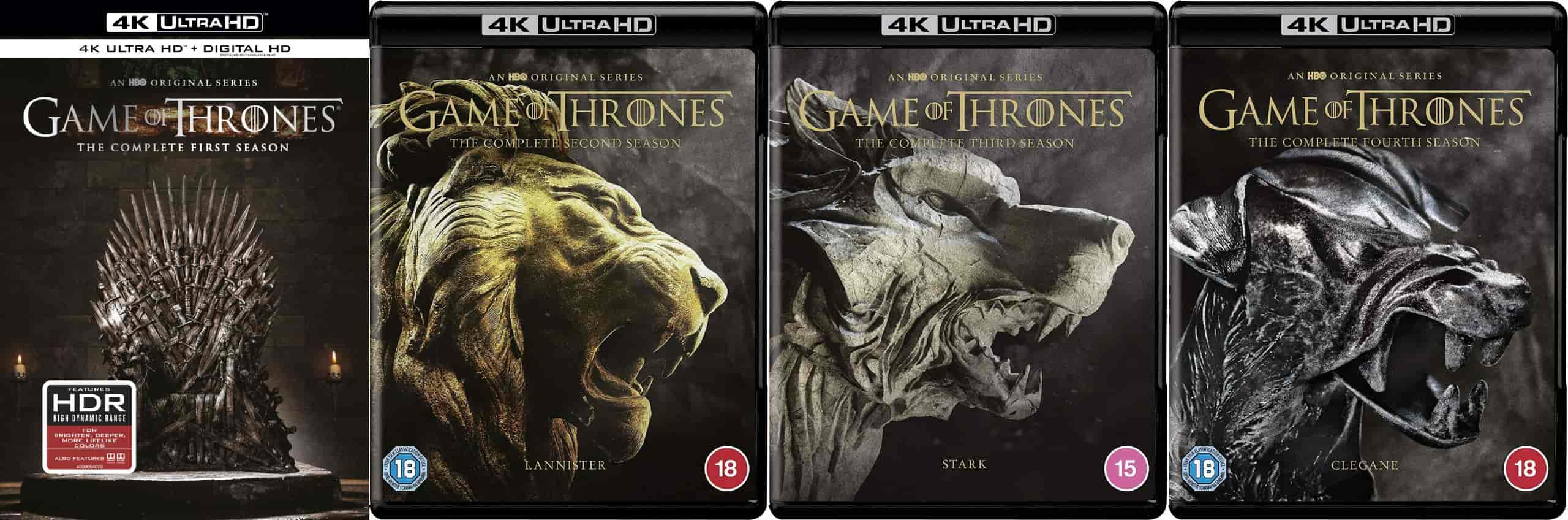 4K洗版终极收藏《权力的游戏》全八季合集 【4K 蓝光HDR 杜比视界】英粤双语TrueHD7.1 【英简繁&双语特效SUP字幕】章节/杜比p7双层【1.03T】