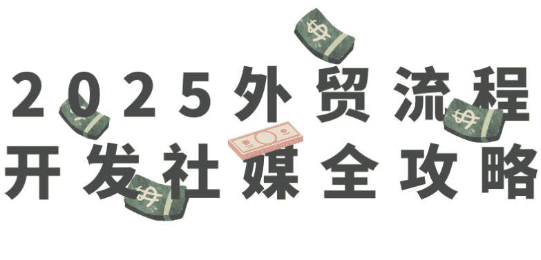 2025外贸流程开发社媒全攻略 【2.8GB】