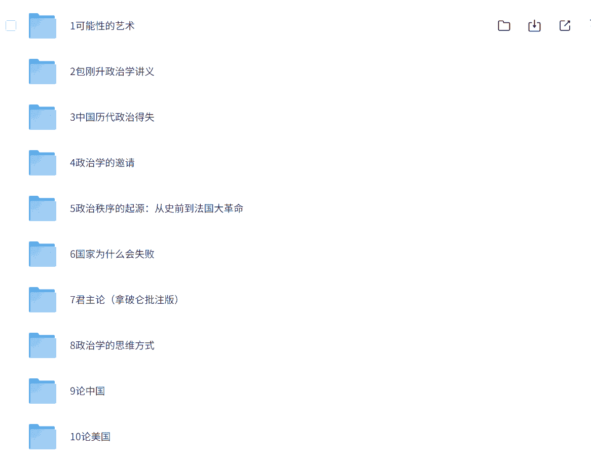 政治学入门书单(10部)【azw3/epub/mobo】(142.8MB)世界乱成一锅粥,政治学才是现代人生存必修课