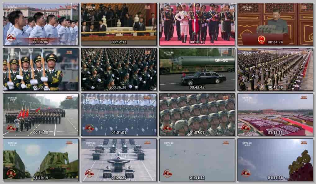 【CCTV4K超高清】纪念中国人民抗日战争暨世界反法西斯战争胜利80周年大会【阅兵检阅】【4K 50FPS 超高码率】HLG 10bit 杜比环绕声【29GB】