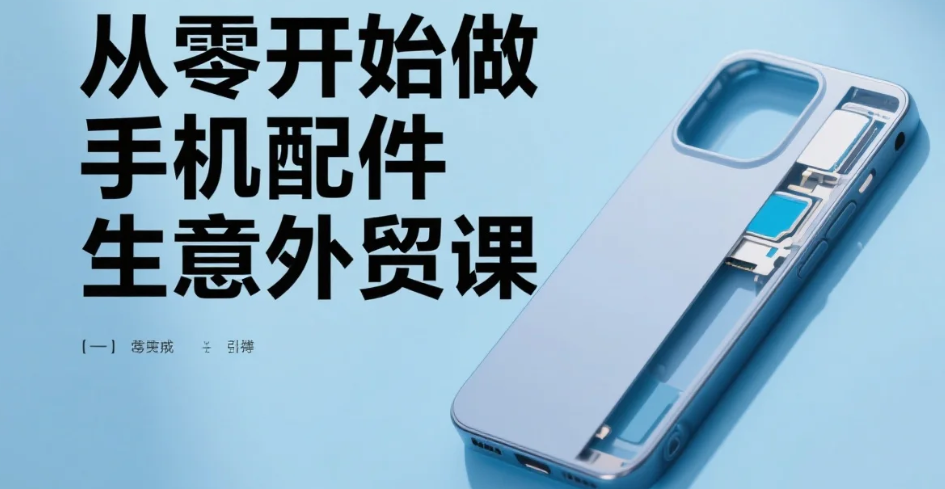 【教程】从零开始做手机配件生意外贸课 mp4 [16.7GB]