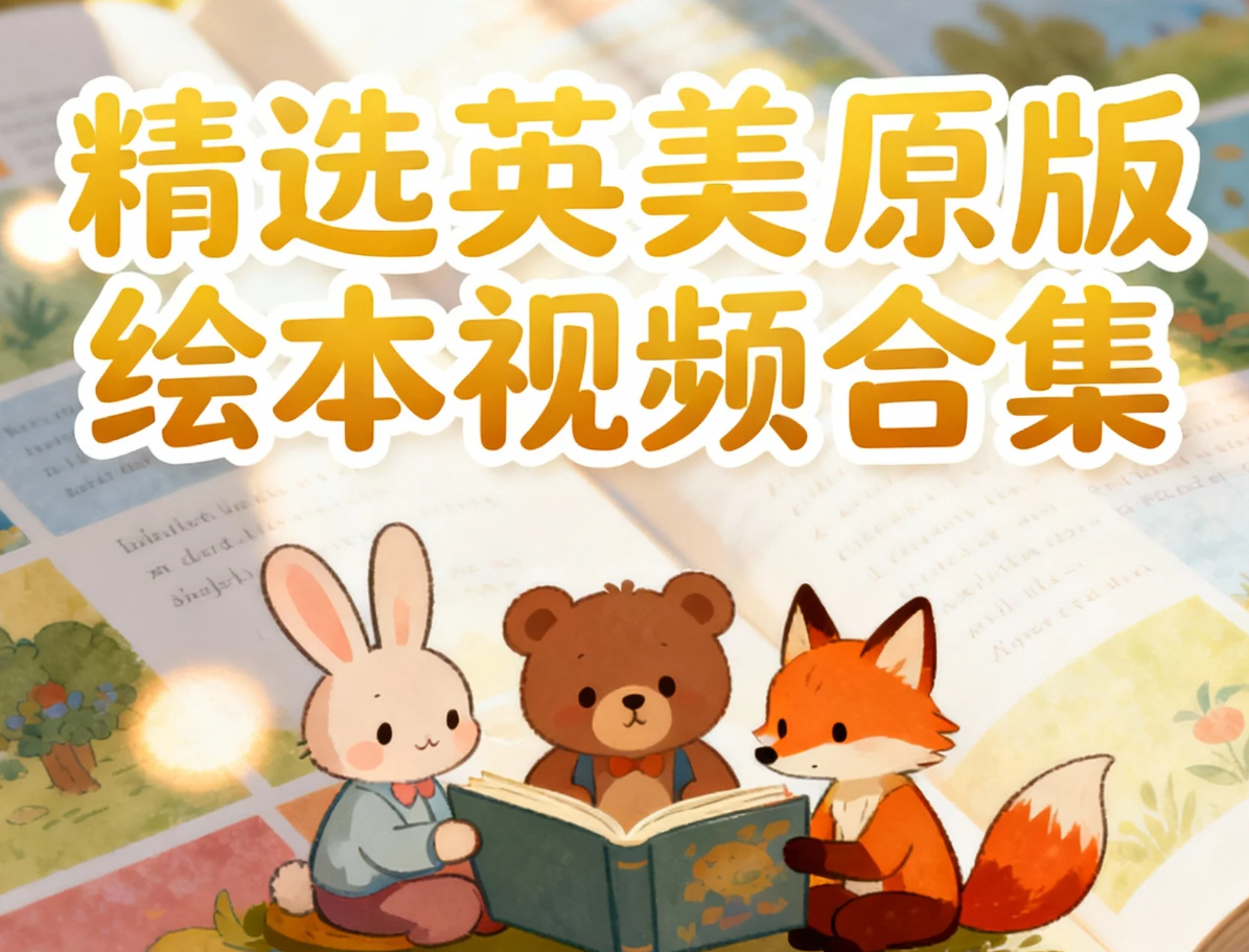 【课程】精选英美原版绘本视频合集 英语阅读启蒙资源 mp4 [20.1GB]
